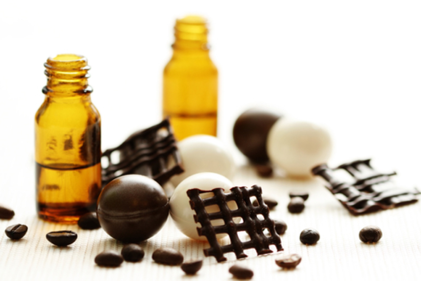 Coffee and chocolate spa scrub