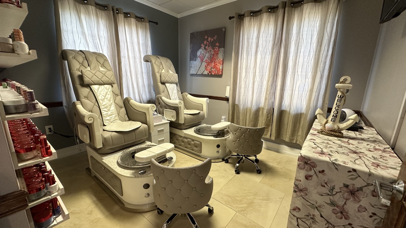 VIP private pedicure room